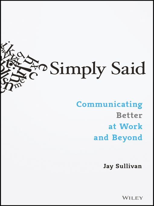 Title details for Simply Said by Jay Sullivan - Available